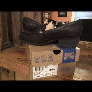 Comfortable black heels, barely worn.